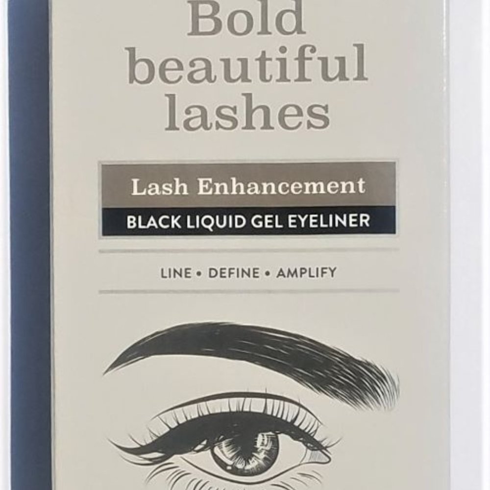 Equate Black Liquid Gel Eyeliner Lash Enhancement